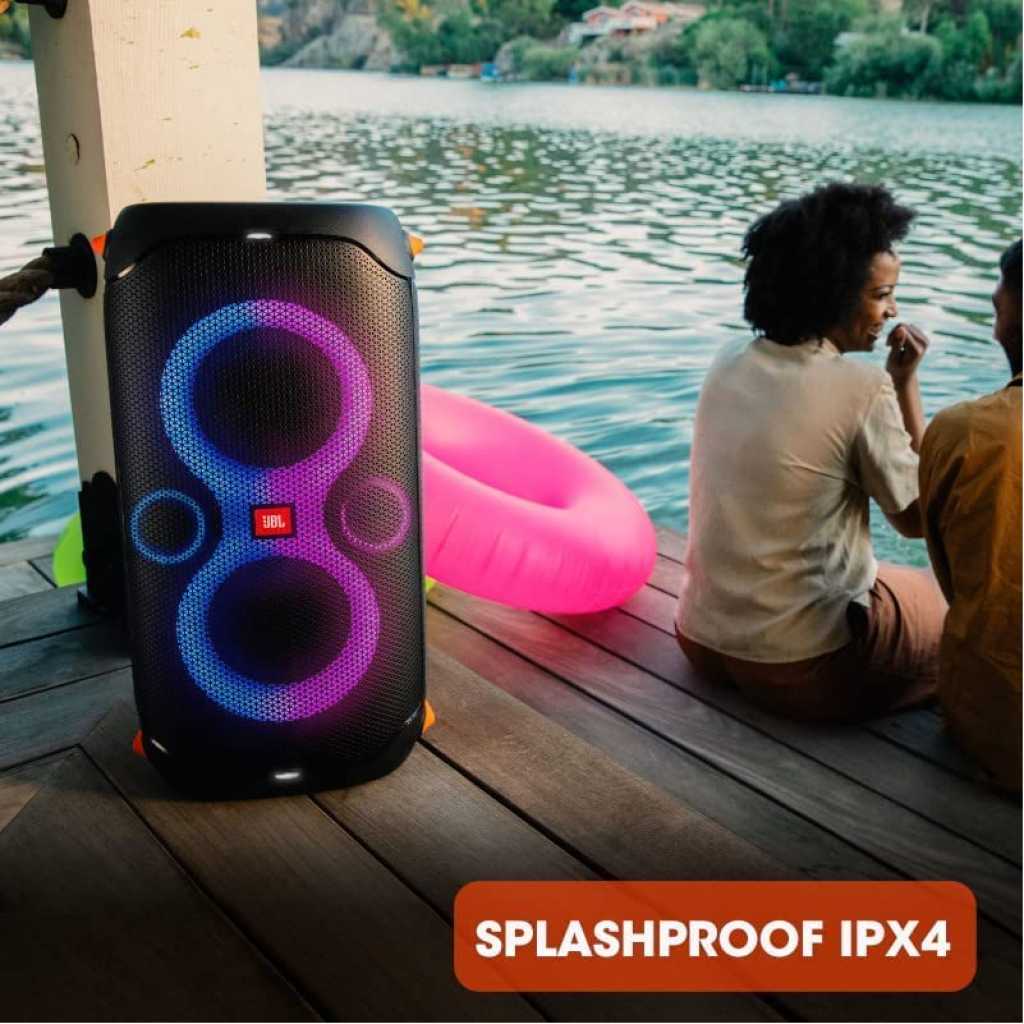 JBL PartyBox 110 - Portable Party Speaker With Built-in Lights, Powerful Sound And Deep Bass - Black