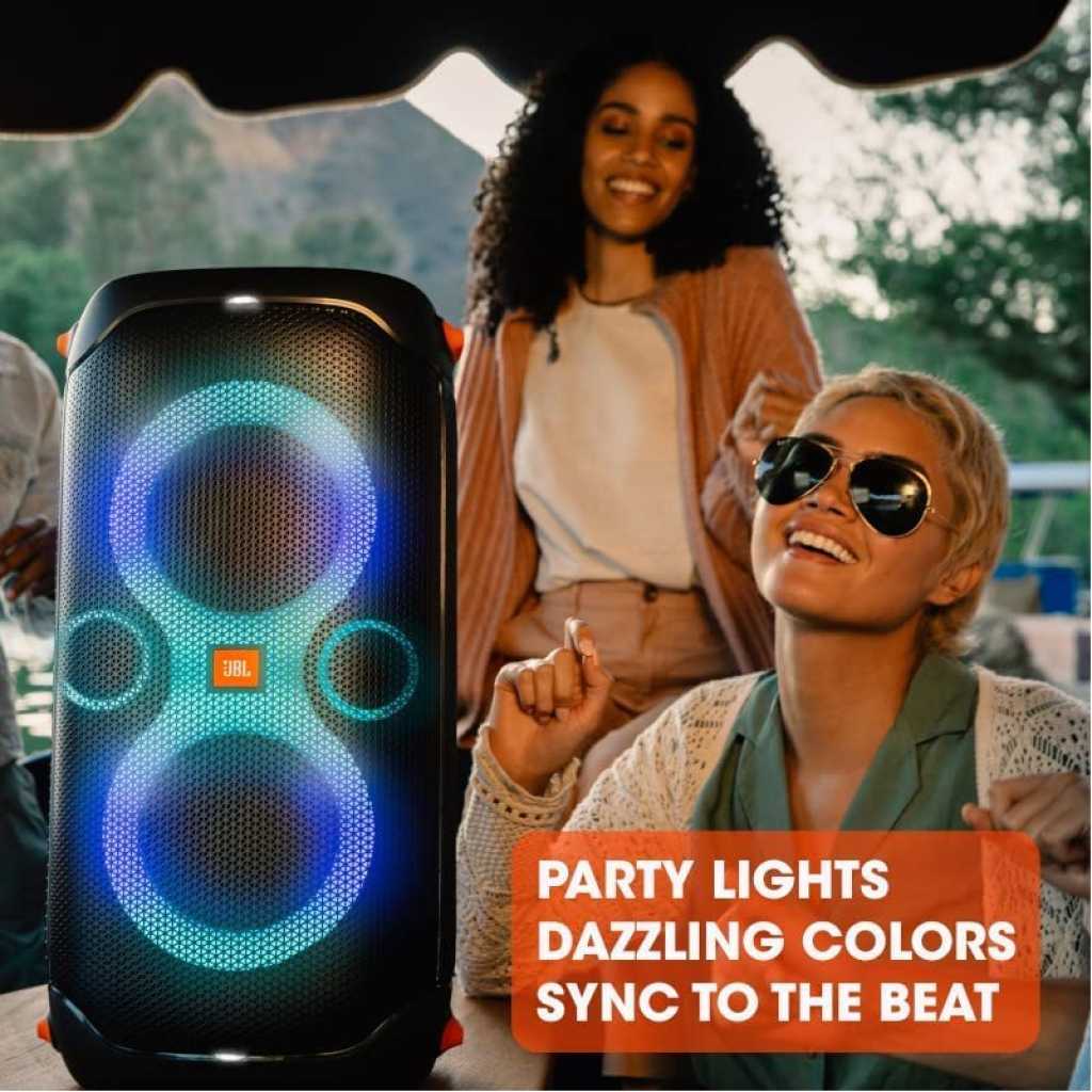 JBL PartyBox 110 - Portable Party Speaker With Built-in Lights, Powerful Sound And Deep Bass - Black