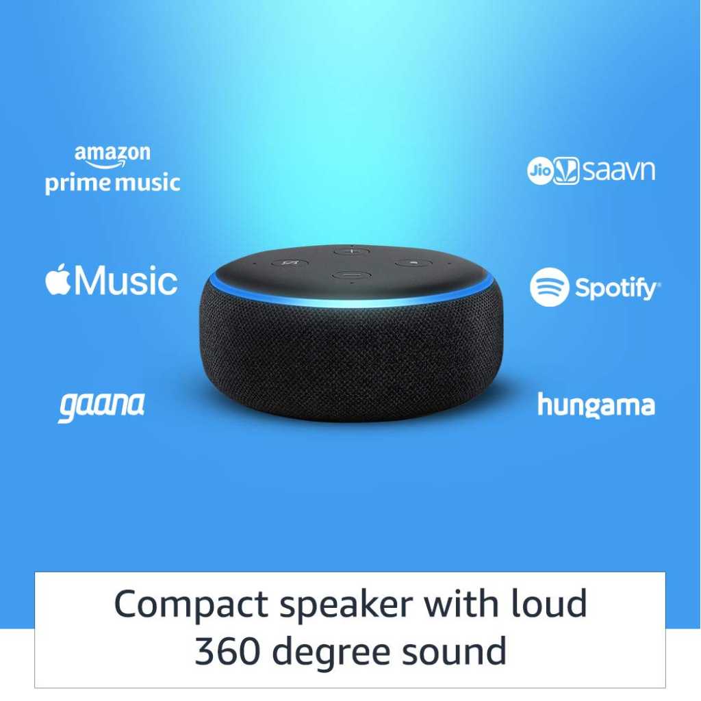 Amazon Echo Dot (3rd Gen) – New And Improved Smart Speaker With Alexa (Black) Bluetooth Speakers TilyExpress 6