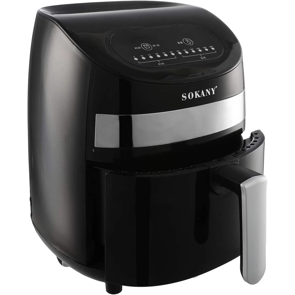 Sokany AF-006B Air Fryer, 3 Liters - Black (International warranty)