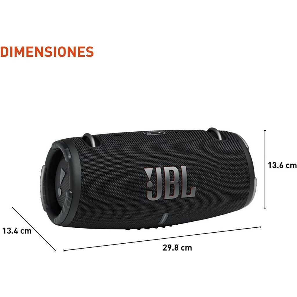 JBL Xtreme 3 - Portable Bluetooth Speaker, Powerful Sound and Deep Bass, IP67 Waterproof, 15 Hours of Playtime, Powerbank, JBL PartyBoost for Multi-speaker Pairing (Black)