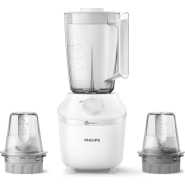 Philips Blender 3000 Series, ProBlend System, 1.9L Maximum Capacity, 1L Effective Capacity, 450W, 1 Speed Setting + Pulse, Plastic Jar, White, (HR2041)