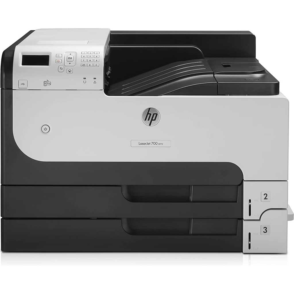 HP Enterprise 700 M712DN A3 LaserJet Printer - BLACK/WHITE