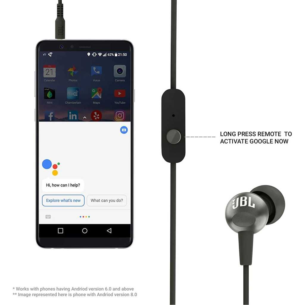 JBL C200SI, Premium in Ear Wired Earphones with Mic, JBL Signature Sound, One Button Multi-Function Remote, Angled Earbuds for Comfort fit (Gun Meta