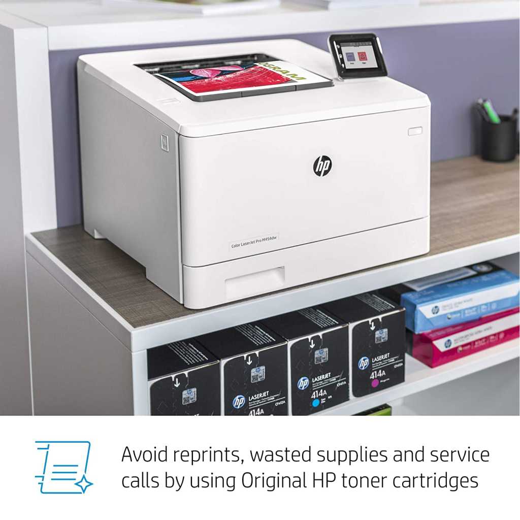 HP Color Laserjet Pro M454dw Wireless Printer (W1Y45A)