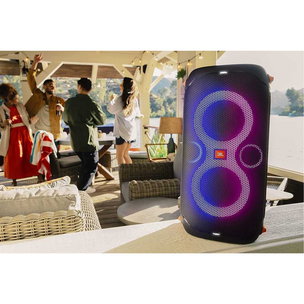 JBL PartyBox 110 - Portable Party Speaker With Built-in Lights, Powerful Sound And Deep Bass - Black