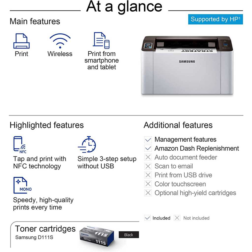 Samsung Xpress M2020W Wireless Monochrome Printer