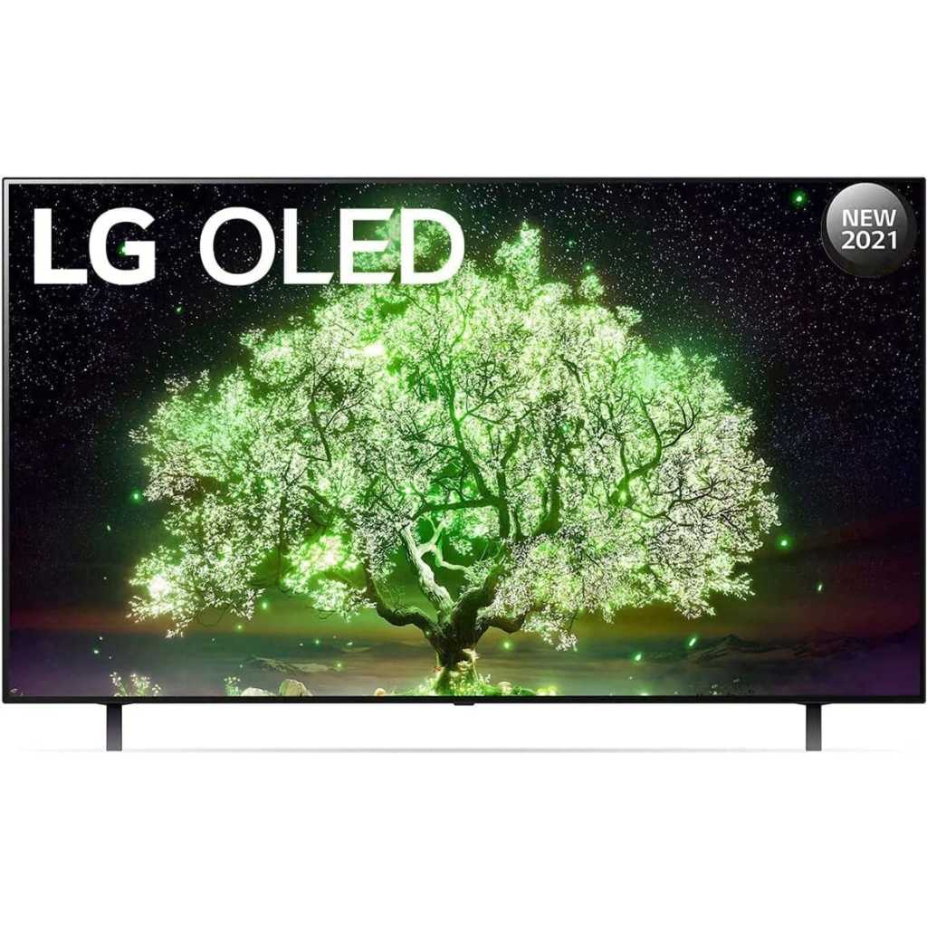 LG OLED TV 55 Inch A1 Series, Cinema Screen Design 4K Cinema HDR WebOS Smart AI ThinQ Pixel Dimming OLED55A1PVA.
