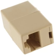 Rj45 Ethernet Lan Cable Joiner Coupler Connector - Beige
