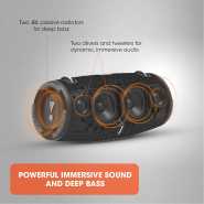 JBL Xtreme 3 – Portable Bluetooth Speaker, powerful sound and deep bass, IP67 waterproof, 15 hours of playtime, powerbank, JBL PartyBoost for multi-speaker pairing (Blue) Bluetooth Speakers TilyExpress
