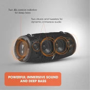 JBL Xtreme 3 - Portable Bluetooth Speaker, powerful sound and deep bass, IP67 waterproof, 15 hours of playtime, powerbank, JBL PartyBoost for multi-speaker pairing (Blue)