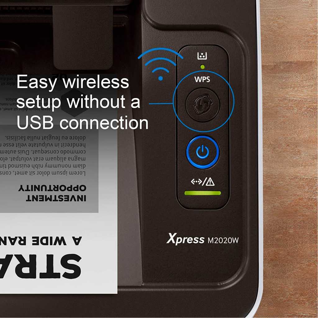 Samsung Xpress M2020W Wireless Monochrome Printer