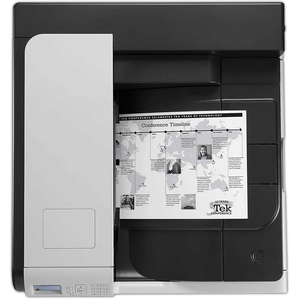 HP Enterprise 700 M712DN A3 LaserJet Printer – BLACK/WHITE HP Printers TilyExpress 10