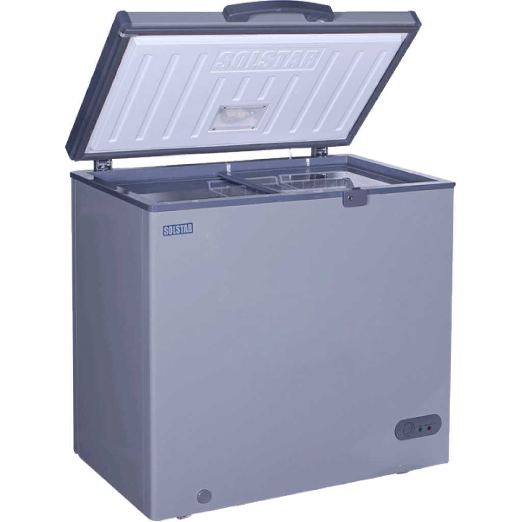 Solstar 197L CF280-SGLBSS Chest Freezer - Silver