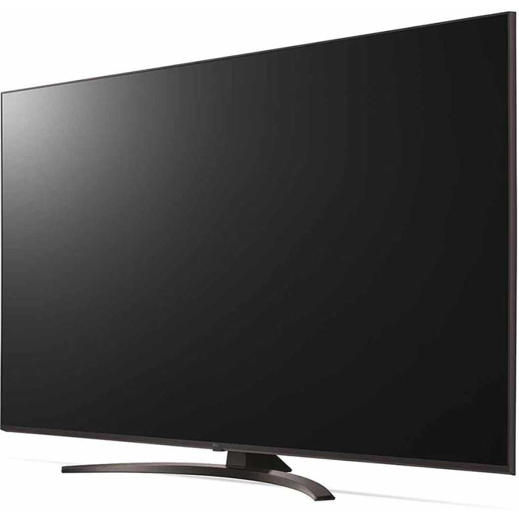 LG 55 Inch UHD 4K TV 55UP8150PVB, Cinema Screen Design 4K Active HDR WebOS Smart AI ThinQ - Black