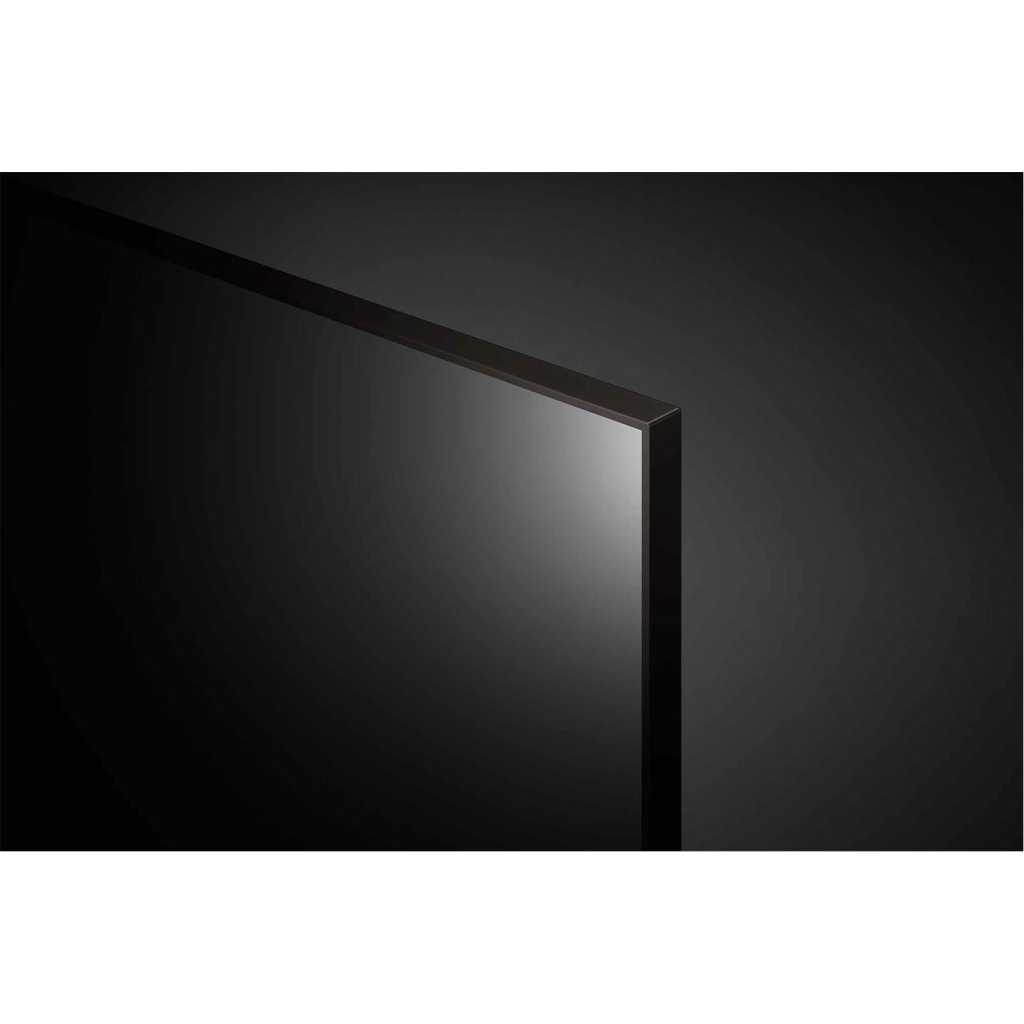 LG 55 Inch UHD 4K TV 55UP8150PVB, Cinema Screen Design 4K Active HDR WebOS Smart AI ThinQ - Black