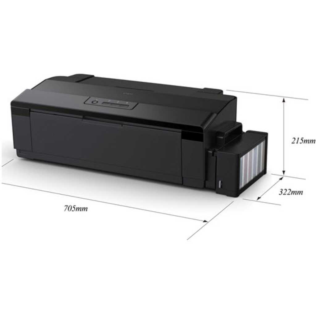 Epson EcoTank L1800 Single Function InkTank A3 Photo Printer - Black