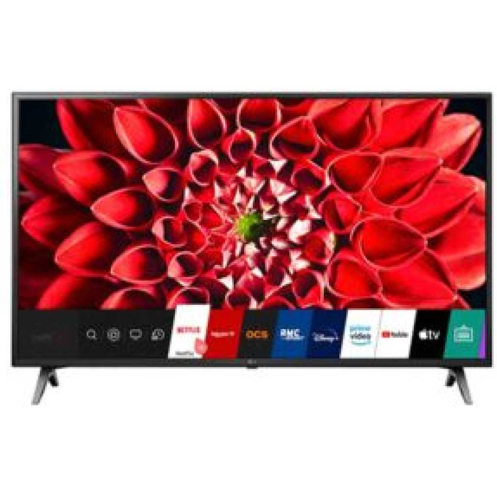 LG 49 Inch UHD 4K TV 49UN7340PVC, 4K Active HDR WebOS Smart AI ThinQ - Black