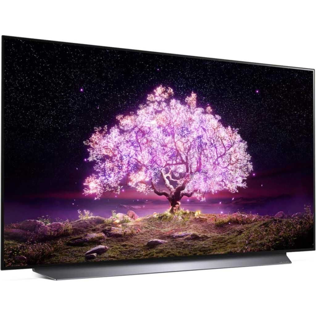 LG 55 Inch OLED 4K TV C1 series, Self lighting OLED, a9 Gen4 AI Processor 4K, Perfect Black, & Perfect Color