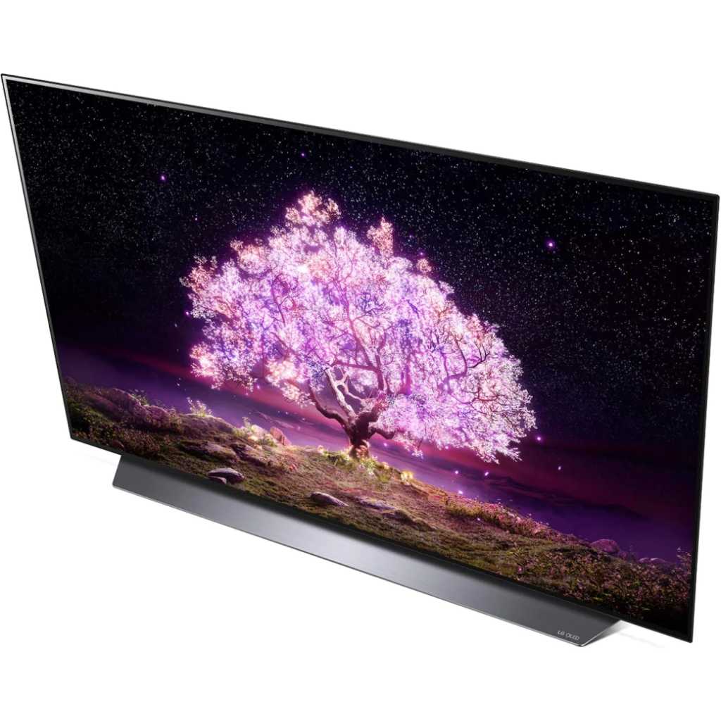 LG 55 Inch OLED 4K TV C1 series, Self lighting OLED, a9 Gen4 AI Processor 4K, Perfect Black, & Perfect Color