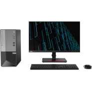 Lenovo V50T Desktop Intel Pentium G6405 4GB RAM 1TB HDD, 21.5″ FHD Monitor - Black