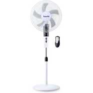 Saachi 16 Inch Stand Fan With Remote Control, 3 Speed, 3 Wind Modes NL-FN-1739SR - White