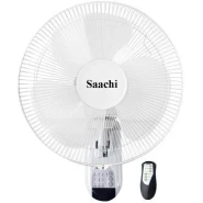 Saachi 16 Inch Wall Fan With Remote Control, 3 Speed NL-FN-1741WR -White