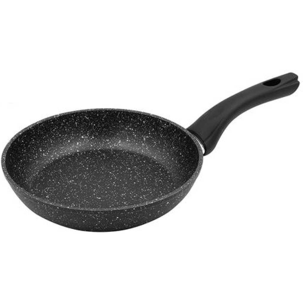 28Cm Non-Stick, Anti-Scratch Frying Pans, Cool Touch Handles For Induction, Electric and Gas Hobs- Black.