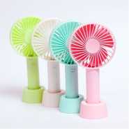 Rechargeable Portable Fan Air Cooler Mini Spray Fan Hand Held - Pink