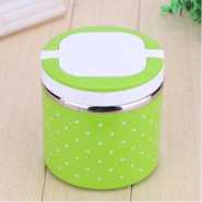 1 Layer Steel Food Insulated Lunch Box Container Tiffin- Multi-colours.