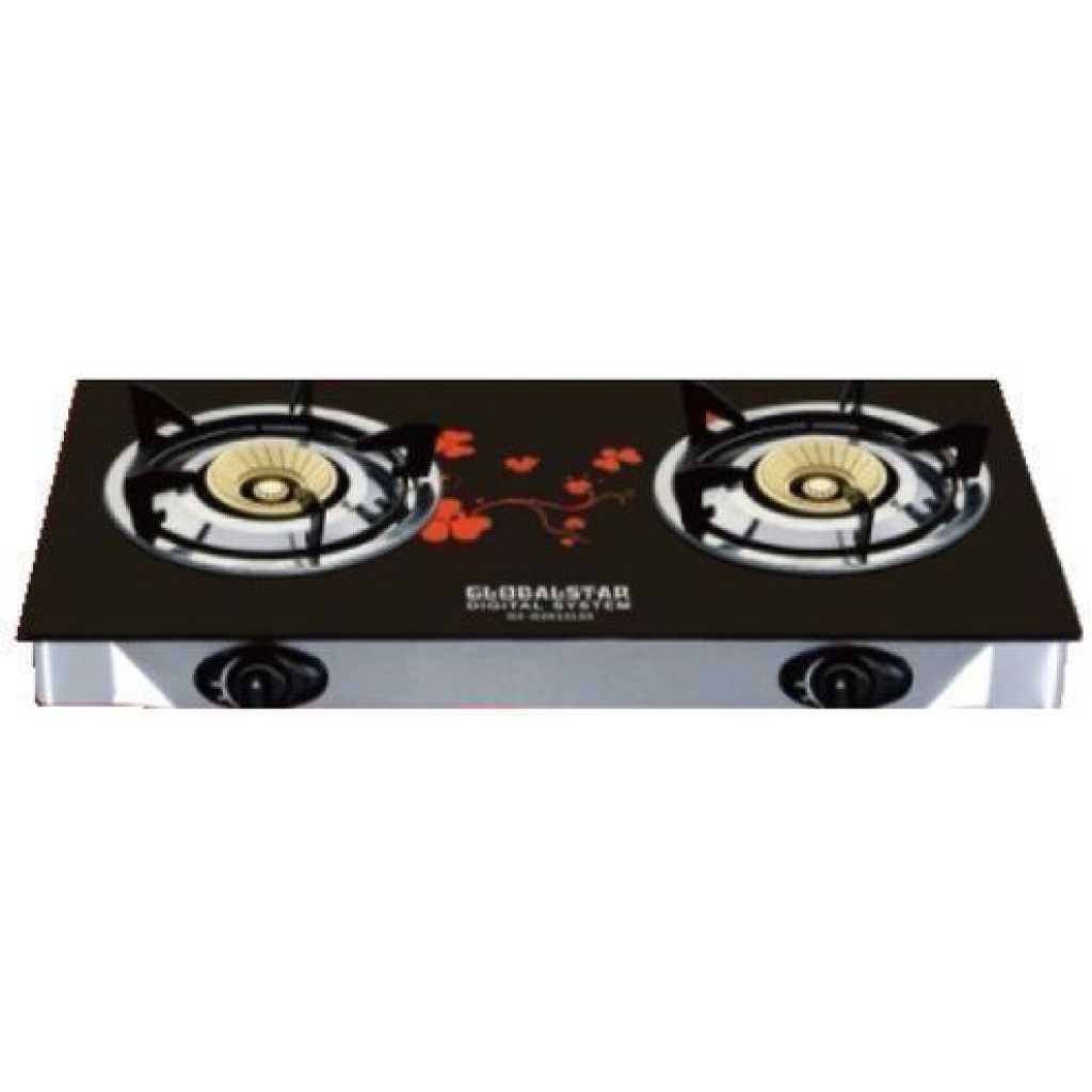 Global Star Gas Stove Cooker GS-G201SLSS - Black