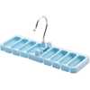 Multi-function Storage Rack Tie Belt Organizer Hanger, Blue