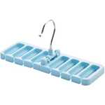 Multi-function Storage Rack Tie Belt Organizer Hanger, Blue