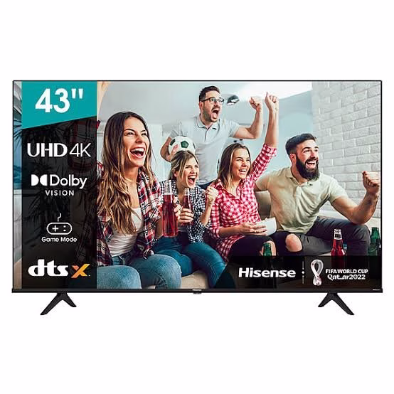 Hisense 43 Inch 4K UHD Smart LED TV With Inbuilt Free To Air Decoder - Black (3YRs WRTY)