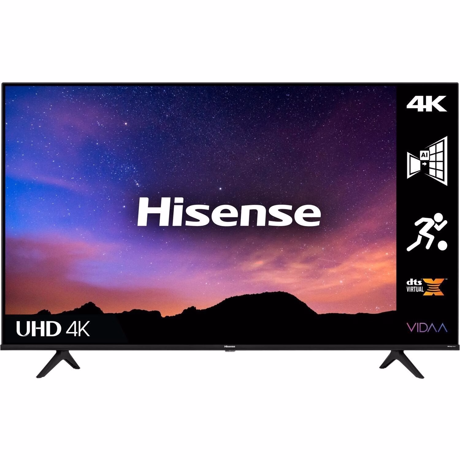 Hisense 43-Inch 4K UHD Smart VIDAA 43A6HS With Inbuilt Free To Air Decoder - Black (3YRs WRTY)