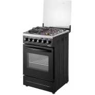 Globalstar Cooker 3 Gas Burners,  1 Electric Plate, Electric Oven & Grill 50x50cm, Auto Ignition - Black