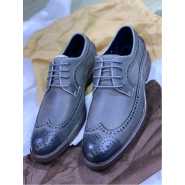 Men’sOxford Formal Shoes – Grey Men's Fashion TilyExpress