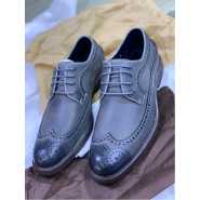 Men'sOxford Formal Shoes - Grey