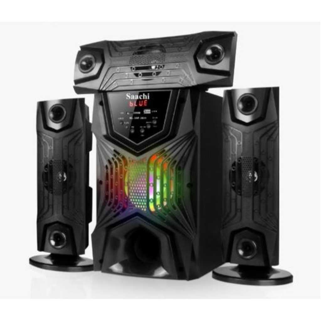 Saachi 3.1 Channel FM/SD Multi-Media Bluetooth Speaker System - Black