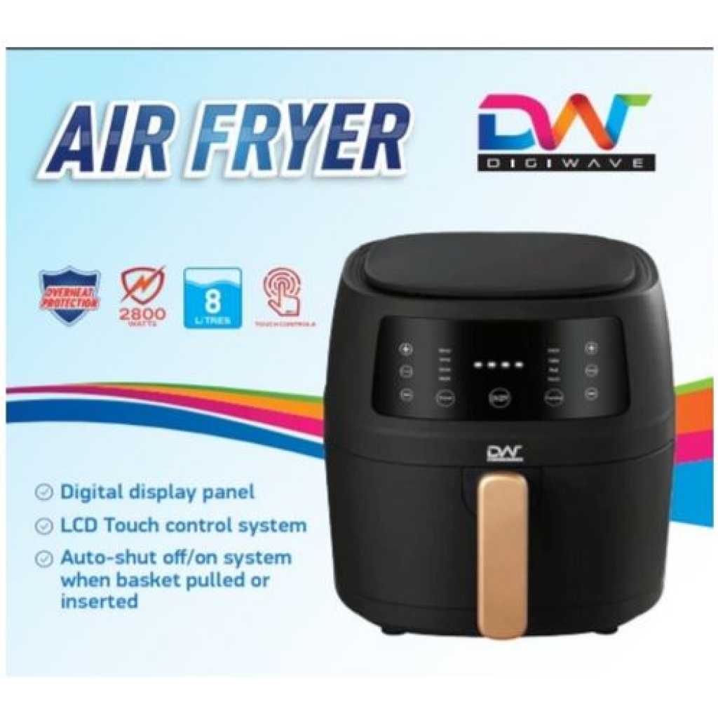 Digiwave 8L Digital 2800W Air Fryer DW-DF 1908 - Black