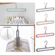 9 Hole Clothes Hanger Closet Organizer – Cream Clothes Hangers TilyExpress
