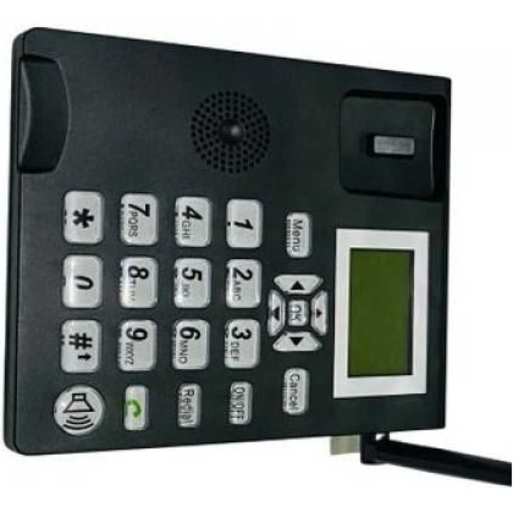 SQ Mobile SQ LS-820 Dual Sim Gsm Wireless Landline Desktop Phone – Black Cell Phones TilyExpress 4