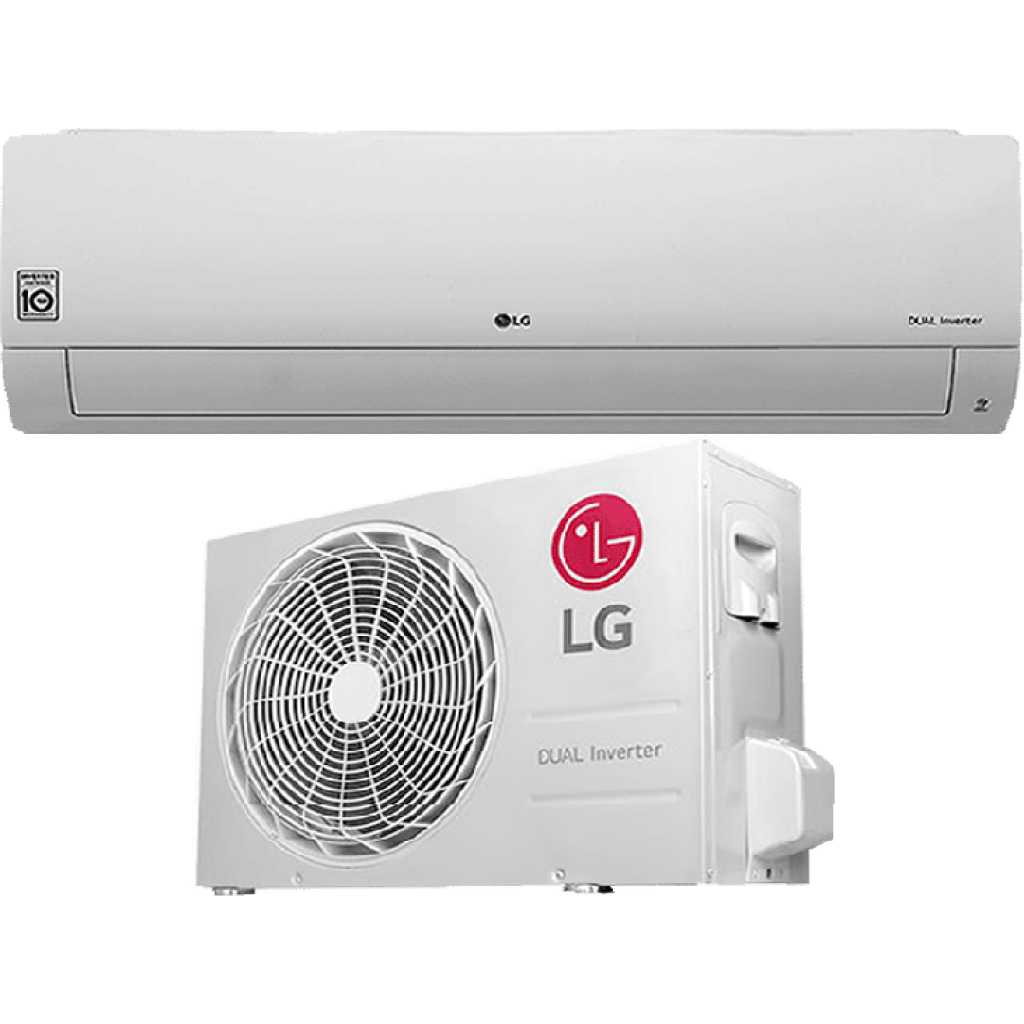 LG 9000 BTU Wall Spilt Air Conditioner, 9K, R410A Gas - White