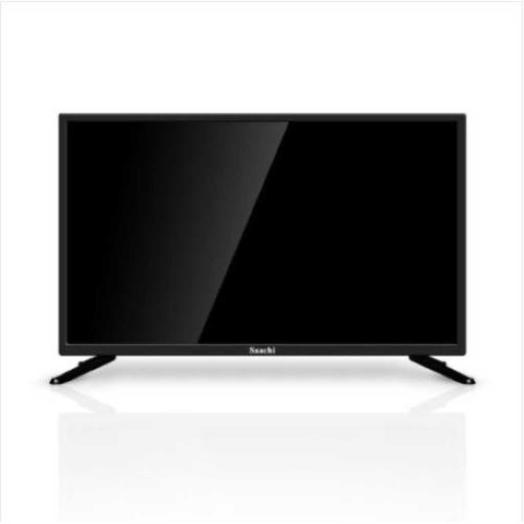 Saachi 24 Inch HD Digital LED TV With Inbuilt Free To Air Decoder - Black