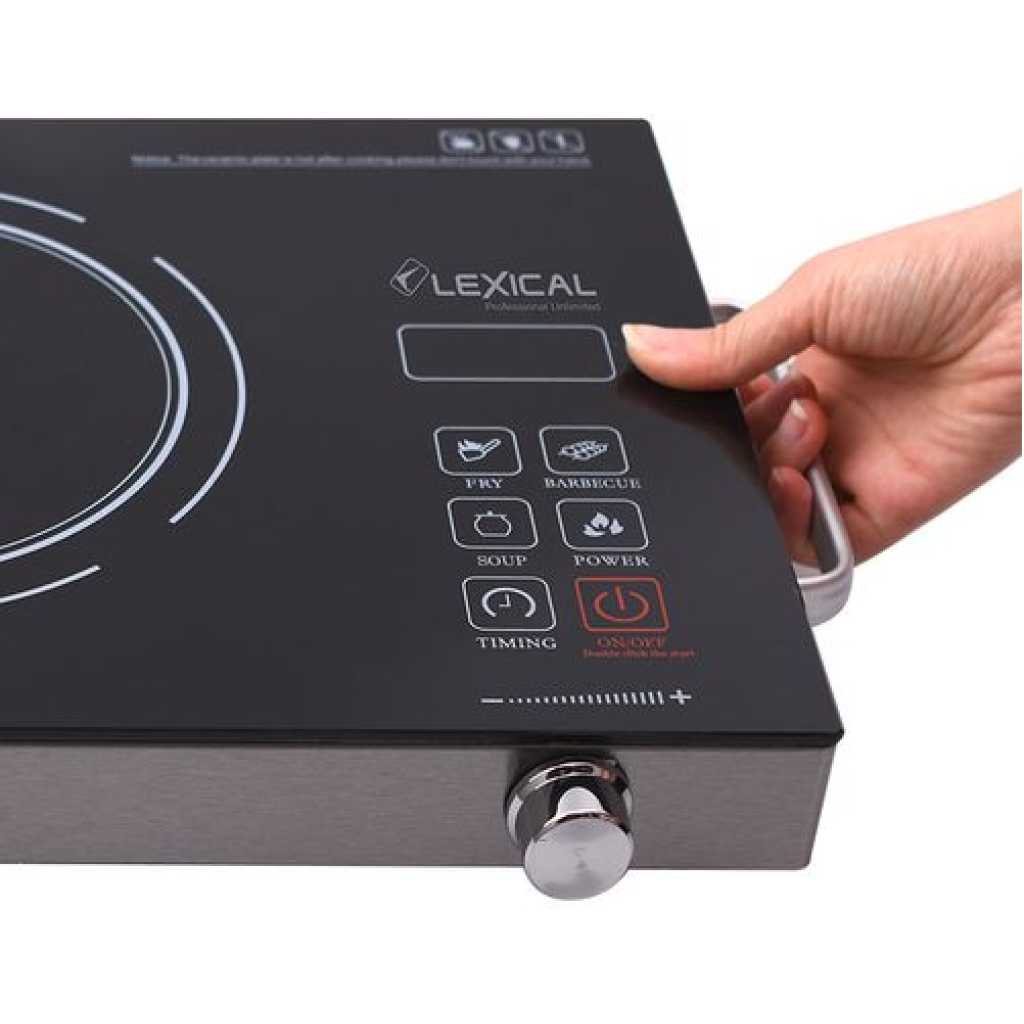 Electric Infrared Cooker Stove Hot Plate Portable Single Burner, Black