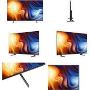 Hisense ULED 55 Inch Quantum Dot UHD Smart 4K TV, Dolby Vision IQ, Game Mode pro, HDR Adaptive, Dolby Atmos, Bluetooth, HDMI, USB - Black