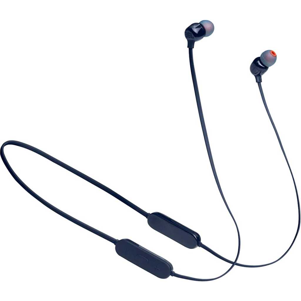 JBL Tune 125BT by Harman in-Ear Bluetooth Headphone with Built-in Mic, 16 Hours Playtime, Bluetooth 5.0, Dual Connect and Quick Charging (Blue)