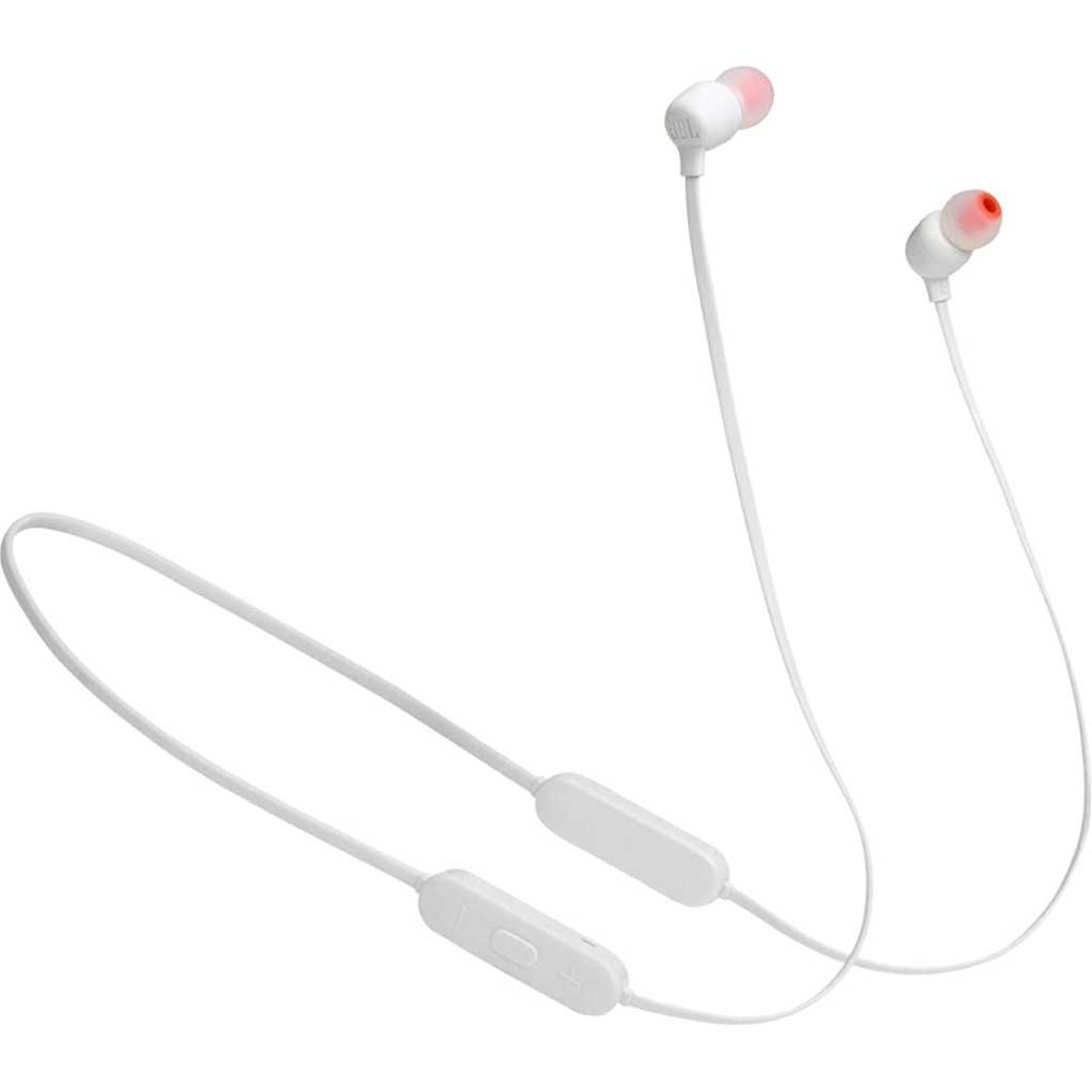 JBL Tune 125BT by Harman in-Ear Bluetooth Headphone with Built-in Mic, 16 Hours Playtime, Bluetooth 5.0, Dual Connect and Quick Charging (White)