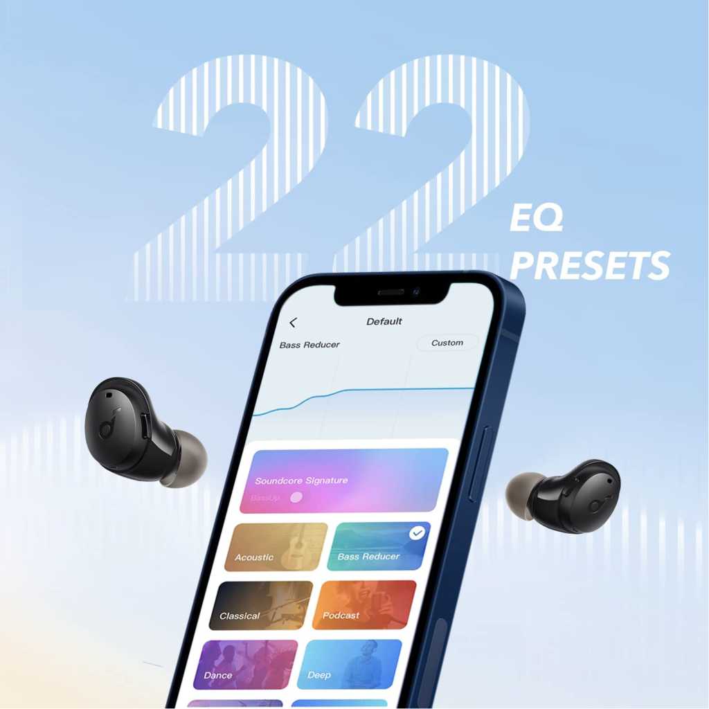 Soundcore by Anker Life A3i Noise Cancelling Earbuds, Deep Bass, Hybrid ANC, AI-Enhanced Calls with 4 Mics, 36H Playtime with Fast Charging, Bluetooth 5.2 Earbuds, 22 Custom EQ, Transparency Mode