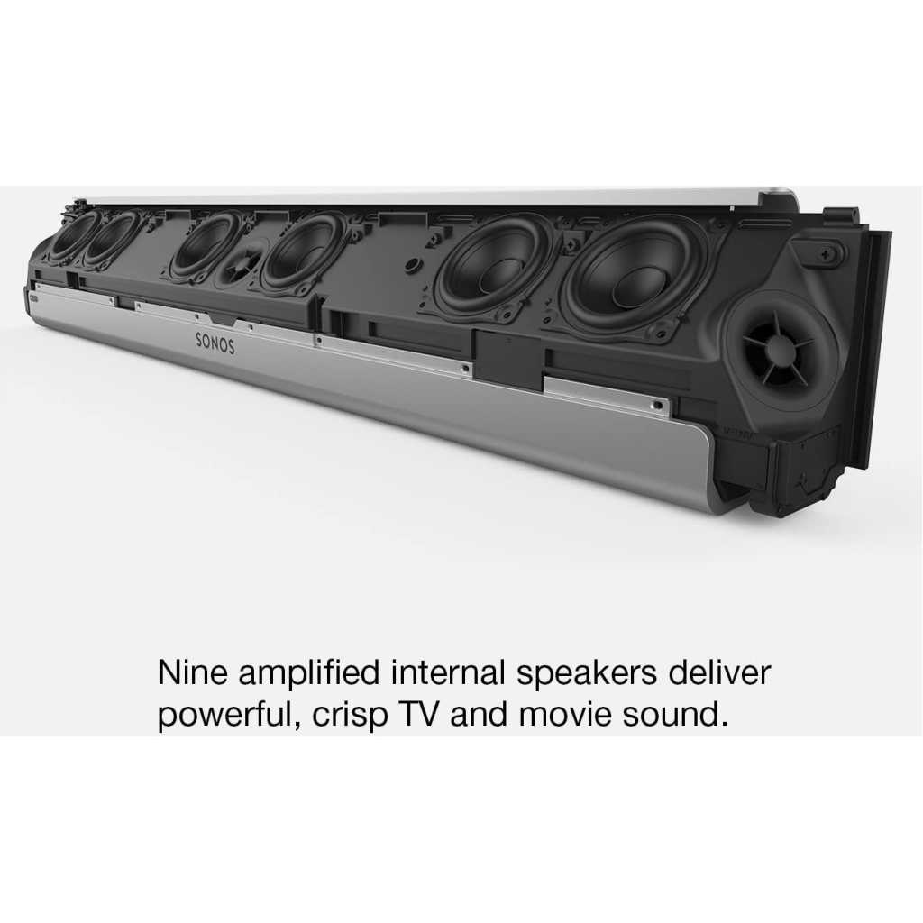 Sonos 5.1 Surround Set - Home Theater Surround Sound System with Playbar, Sub, One SL and One - Black